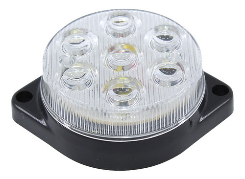 Farol Lateral Redondo Led Cristal 12v