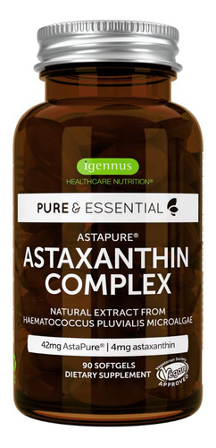 Complejo De Astaxantina, Antioxidante De Algas Naturales Par