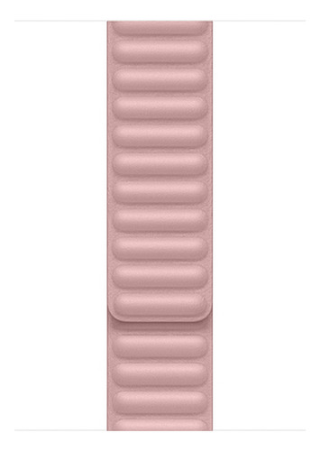 Pulseira Magnética De Couro Compatível Com Watch Series 9 Se Cor Rosa