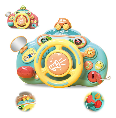 Juguete Interactivo Juego Volante Para Bebé Con Luz Y Sonido