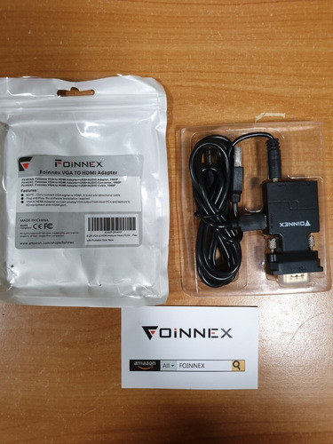 Adaptador Vga A Hdmi Con Audio. 15cm Tienda. Garantia. Envio