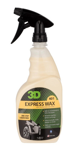 Express Wax 24oz 3d Cera Liquida De Aplicación Rápida 3/4 Lt