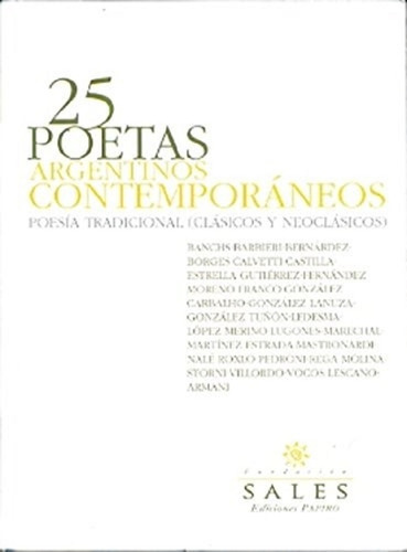 25 Poetas Argentinos Contemporaneos - Ediciones Papiro