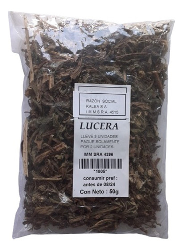 Lucera 50gr. Compre 3 Paque 2.