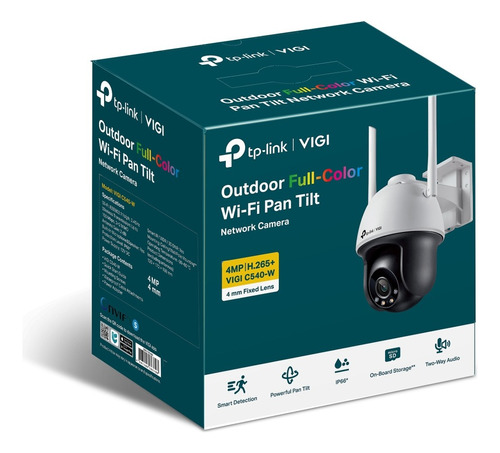 Cámara De Seguridad Ip/wifi Tp-link 4mp Vigi C540-w 4mm Ext.