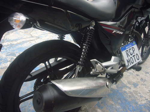 Imagem 8 de 10 de Honda Cg 160 Fan Esdi Flex Preta 2017 Troca Financia Cartão