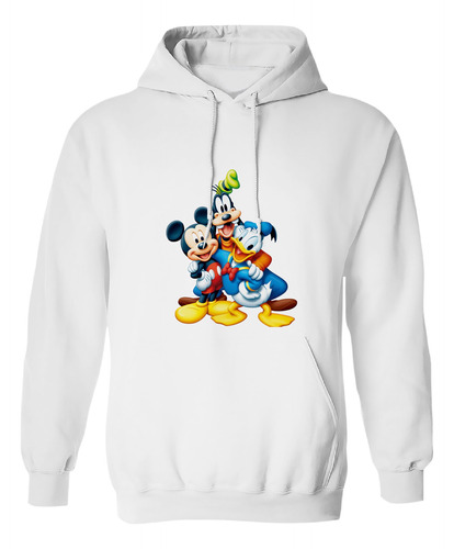 Sudadera Unisex Mod. 033 Mickey, Donald Y Goofy