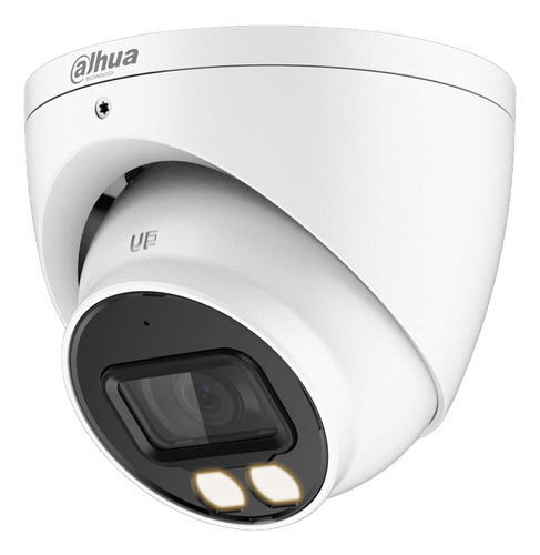 Dahua Cámara Domo HDW1509TNA LED Full Color Resolución de 5MP Lente de 3.6 mm Ángulo de visión 83 Leds para 40 Metros Protección IP67 Micrófono Blanca