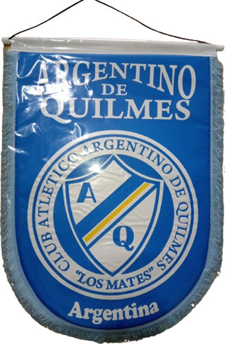 Banderin Grande Argentino De Quilmes