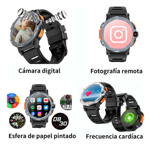 Ssb Gps Reloj Inteligente Hombre 4g Sim/wifi Llamada