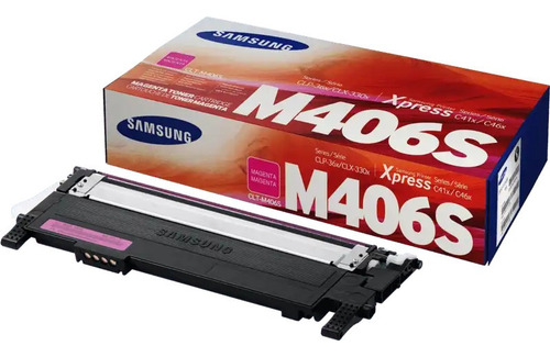 Cartucho De Tóner Samsung Clt-m406s Magenta