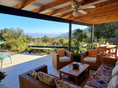 Casa En Parcela, Con Una Cabaña De Visitas Aurora, Curacaví.