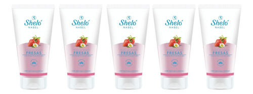 5 Pack Crema De Manos Fresa Shelo