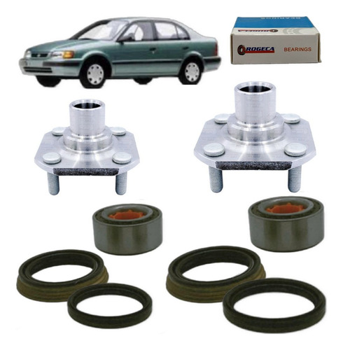 Rodamiento + Reten + Maza Toyota Tercel (kit) 90-99 2 Ruedas