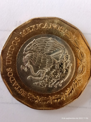 Moneda 20 Pesos Del Bicentenario De La Independencia Naciona