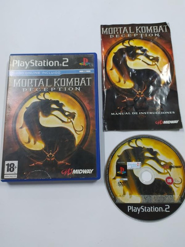 Mortal Kombat Deception - Ps2 - Playstation 2 - Sony - Comp