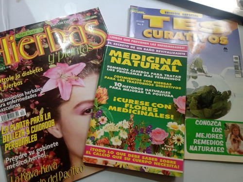 Revistas Medicina Natural Naturista Lote De 3 Revistas