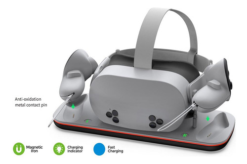 Para Cargar Cascos Meta Quest3/3s Vr