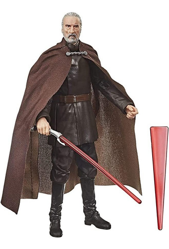 Star Wars The Black Seriescount Dooku Toy 6&#34; Scale Atta.