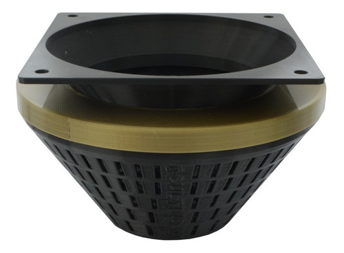 Imagen 2 de 7 de Filtro Carbon Activado Cultivo Indoor Para Fan 4 Pulgadas Ss