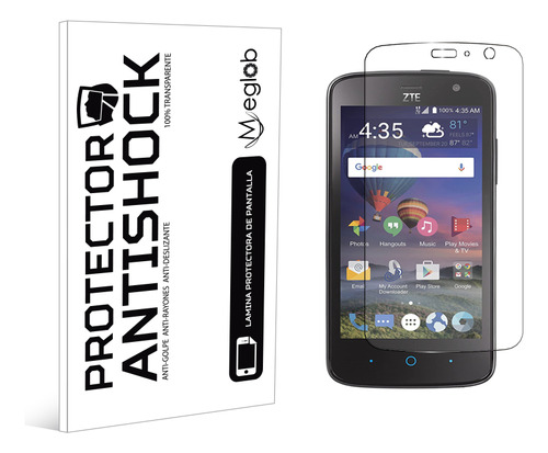 Protector De Pantalla Antishock Para Zte Majesty Pro