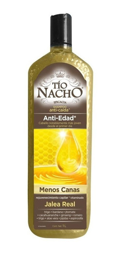 2 Shampoo Tío Nacho Anti-caída Jalea Real 1 Lt+ Envío Gratis