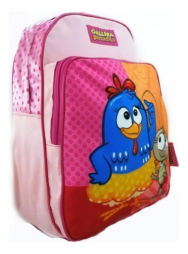 Mochila Espalda - Gallina Pintadita 14 PLG Art 26n212 Color Rosa claro