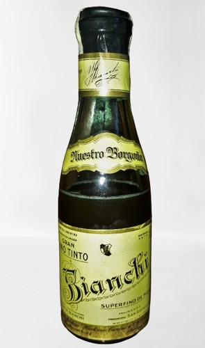 Botellita Miniatura Nuestro Borgoña Tinto Superfino Bianchi (Usado)