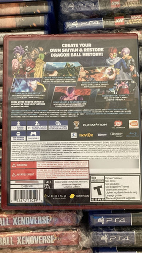 Dragon Ball Xenoverse Xv Standard Ps4 Físico Nuevo Sellado