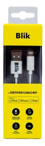 Cable Marca Blik Tipo Lightning Para iPhone