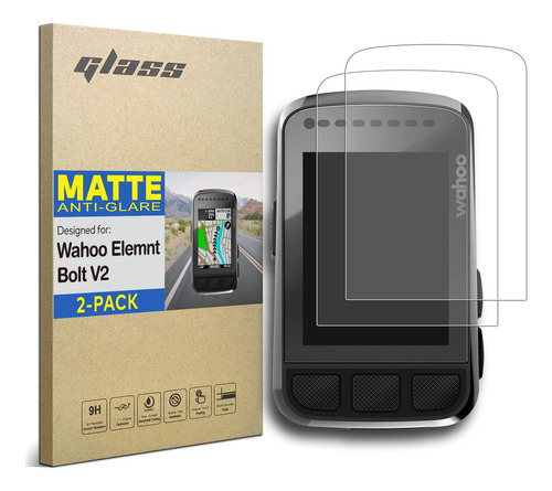 Protector De Pantalla Vidrio Templado Wahoo Elemnt Bolt V2 2