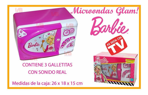 Microondas Barbie Juguete Original Tv Lelab
