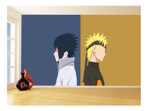 Adesivo De Parede Anime Naruto Mangá Personagens 9,5m² Nrt13