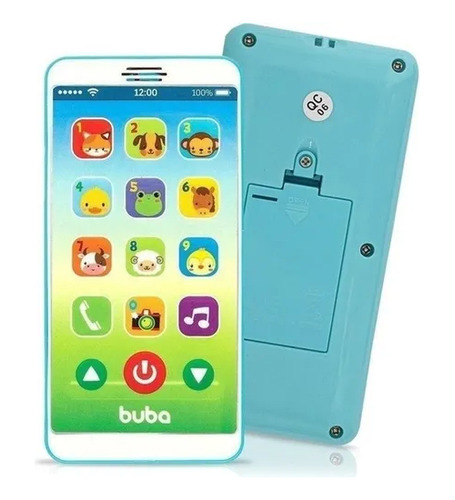 Brinquedo Musical P/ Baby Telefone Celular Phone Crianças Cor Azul
