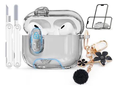 イヤホン FRA945 #FR2 AirPods Pro Case With Safety Lock For AirPods Pro 2 Case Cover,clear Cases Wi