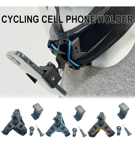 Capacete De Motocicleta, Suporte De Telefone, Suporte De Alç