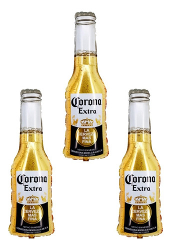 Globos Cervezas Coronas Amarillo