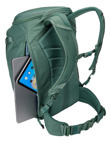 Mochila Para Viagem Ou Passeio Thule Landmark 40l Hazy Green Desenho Do Tecido Liso
