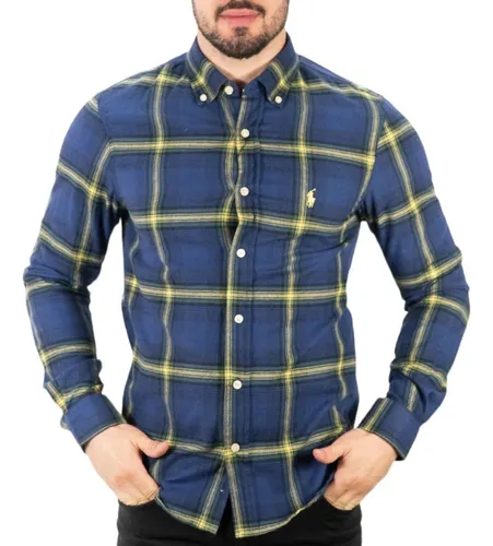 Camisa xadrez amarela e preta sales