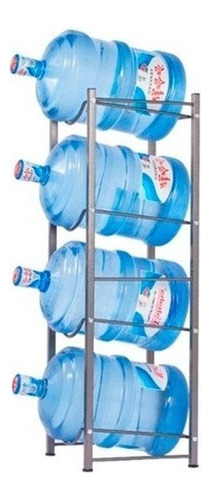 Rack Para 4 Bidones De Agua 20l Estante Organizador Hierro
