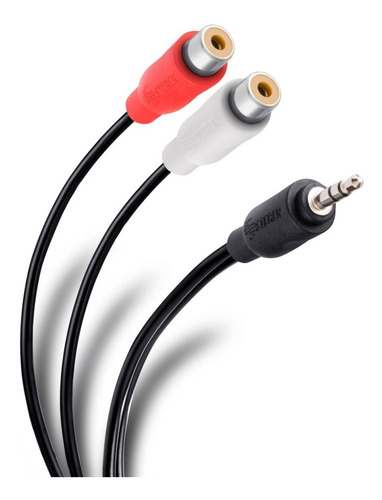 Adaptador De 2 Jacks Rca A Plug 3.5mm Estereo 255-038
