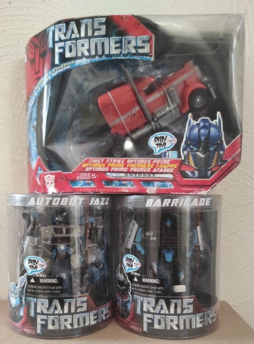 Hasbro Transformers Optimis,barricade & Jazz (Usado)