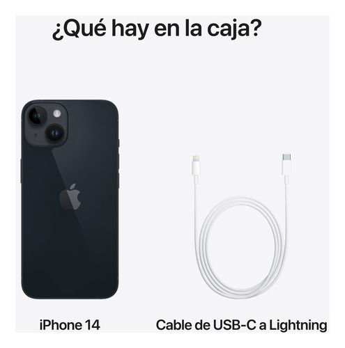 Apple iPhone 14 (256 Gb) - Medianoche - Excelente (Reacondicionado)