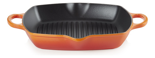 Skillet Quadrada Funda Le Creuset Laranja 30 Cm
