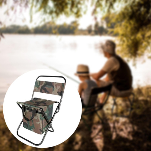 Silla De Campamento Silla De Asiento De Taburete Plegable