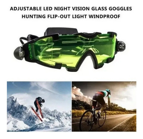 Gafas De Vidrio Led Ajustables De Visión Nocturna Contact No
