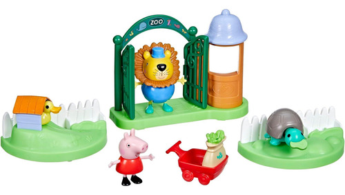 Peppa Pig Toys Peppas Day At The Zoo Playset, 2 Figuras Y 6