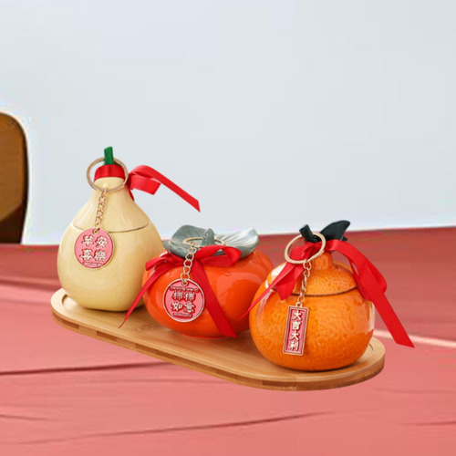 Zz Recipiente For Té De Y Naranja Bandeja De Madera, Latas