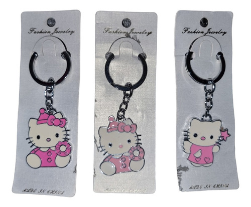 Llavero Hello Kitty Acero Inoxidable 