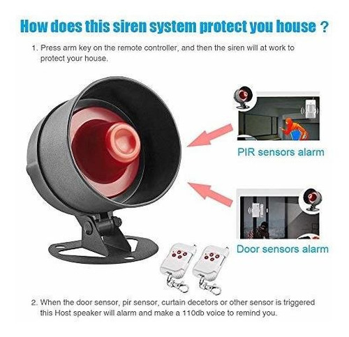 Kerui Sistema De Seguridad Para El Hogar Interior Exterior W